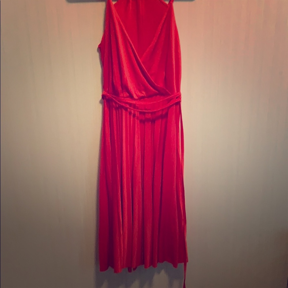 Red dress